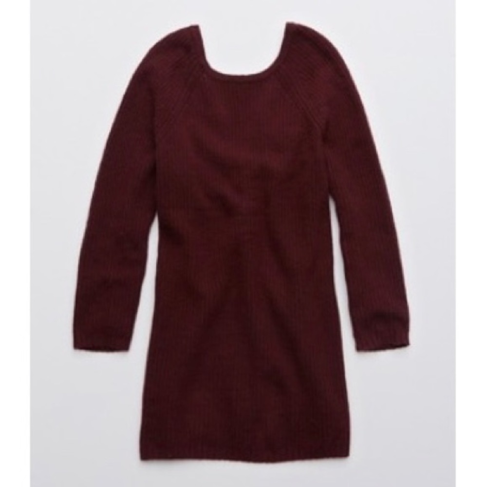 ☀️Super Cozy Aerie Twist Back Sweater Dress
